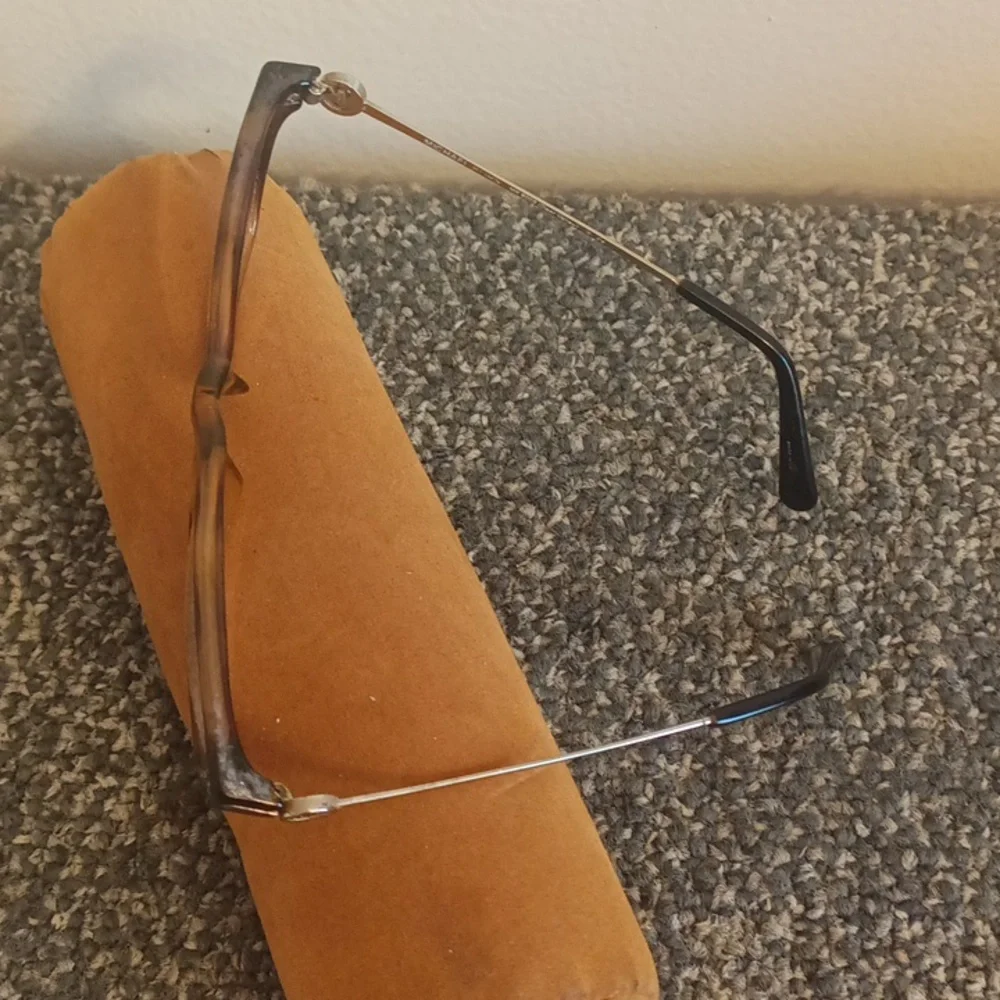 Michael Kors Tortoise Shell And Gold Wire Brown Eyeglass Frames